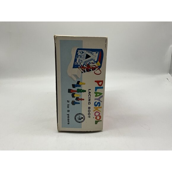 PLAYSKOOL Vintage Red Box Lacing Boot Learning While Playing in Original Box - Picture 13 of 15